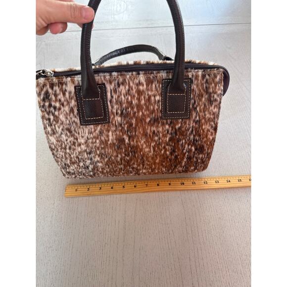 Flavia Maria Made in Brazil Cow Hide Leather Purse Western Cowgirl Country (B) - Picture 3 of 7